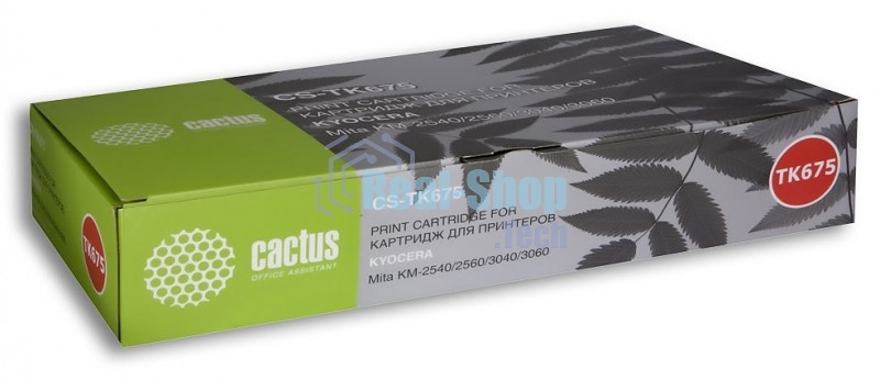 Картридж лазерный Cactus CS-TK675 черный (20000 стр.) для Kyocera Mita KM 2540/2560/3040/3060