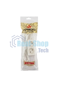 Сетевой фильтр Гарнизон EL-NL2-W-2, 2 розетки, допустимый ток 10А, длина 2 м.