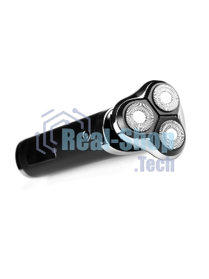 Электробритва Centek CT-2175 (черный) ротор 4D, влажное бритье, 3 плав.головки, USB, зарядка 1 час, подставка