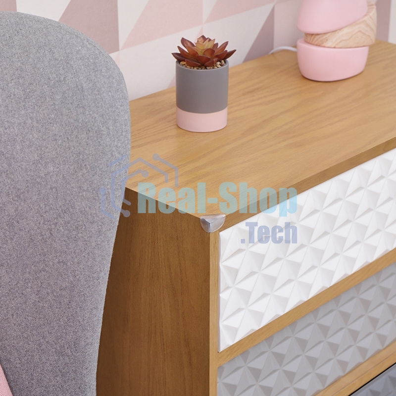 Прозрачные треугольные накладки-протекторы для мебели (3x2x1.5 см). 8 шт.