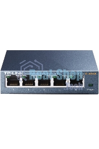 Коммутатор TP-Link SOHO TL-SG105 5-port Desktop Gigabit Switch, 5 10/100/1000M RJ45 ports, metal case