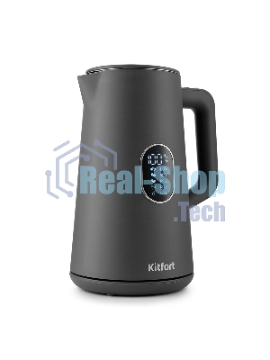 Чайник электрический Kitfort KT-6115-2 1.5л. 1800Вт серый (корпус: пластик)