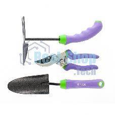 Набор садового инструмента, обрезиненные эргономичные рукоятки, 3 предмета, ERA Palisad