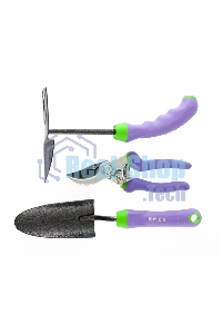 Набор садового инструмента, обрезиненные эргономичные рукоятки, 3 предмета, ERA Palisad