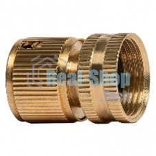 Соединитель латунный быстросъемный, внутренняя резьба 3/4