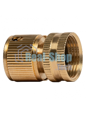 Соединитель латунный быстросъемный, внутренняя резьба 3/4