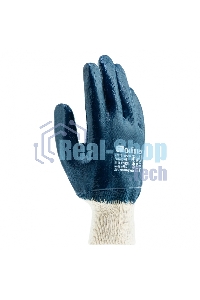 Перчатки трикотажные Сибртех с обливом из бутадиен-нитрильного каучука, манжет, M