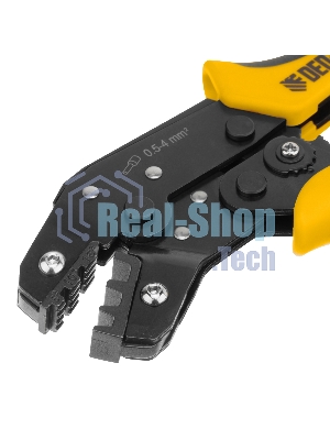 Клещи для обжима наконечников штыревых Denzel НШВ, НШВИ, НШВИ-2, 6-16 мм2