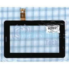 Сенсорное стекло (тачскрин) GM070004G1-FPC-2, черное