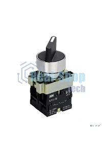 Переключатель LAY5-BD25 на 2 полож. черный I-O станд. ручка ИЭК BSW60-BD-2-K02