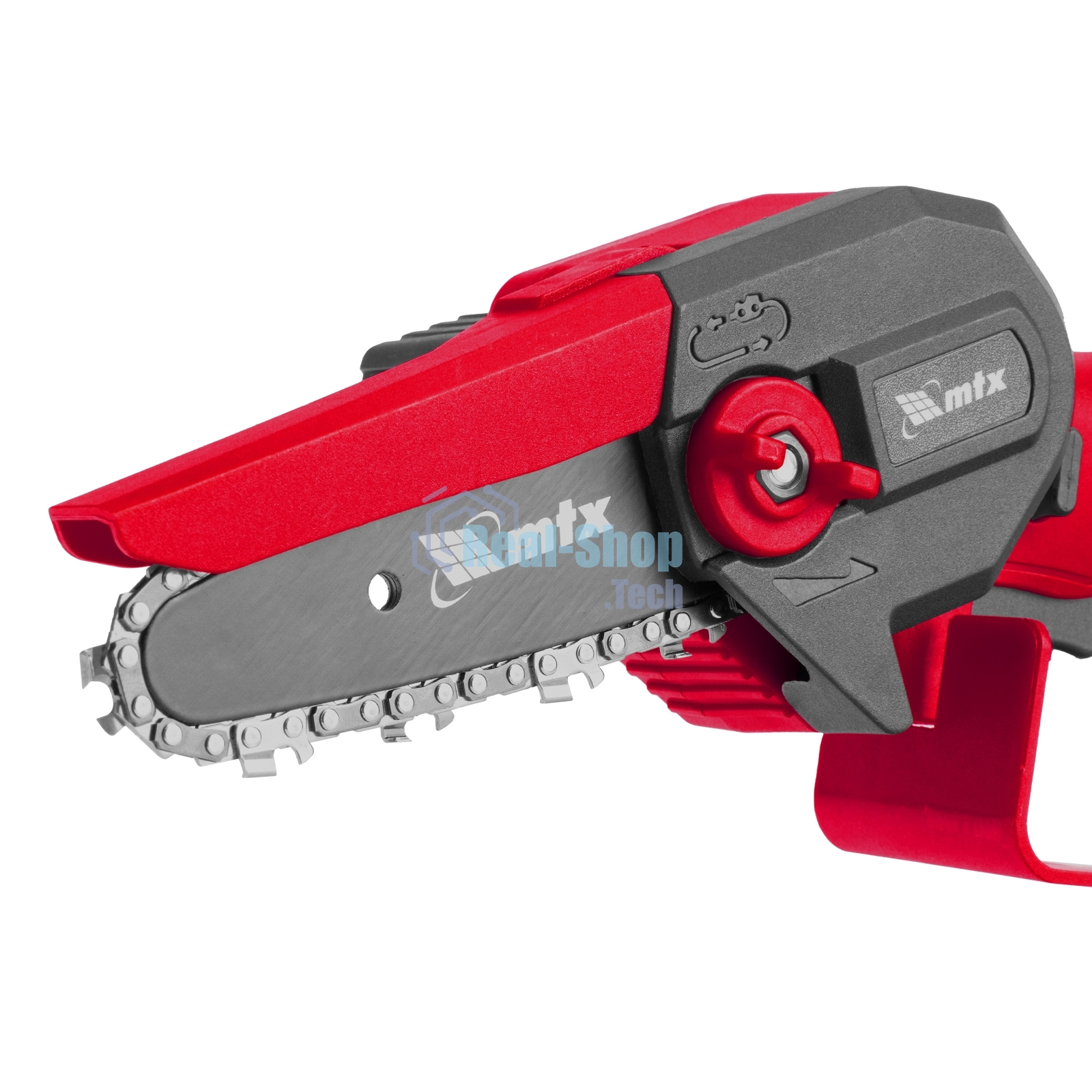 Цепная мини-пила аккумуляторная MTX MCS-100, шина 100 мм, Li-Ion, 20 В