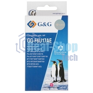 Картридж струйный G&G GG-F6U17AE (F6U17AE) пурпурный (26 мл) для HP OJ Pro 7740/8210/8218/8710/8715