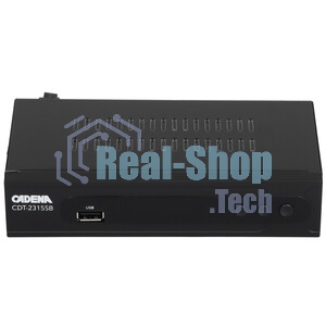 Приставка для цифрового ТВ Cadena CDT-2315SB черный, DVB-T2, DVB-T, HDMI, USB 2.0
