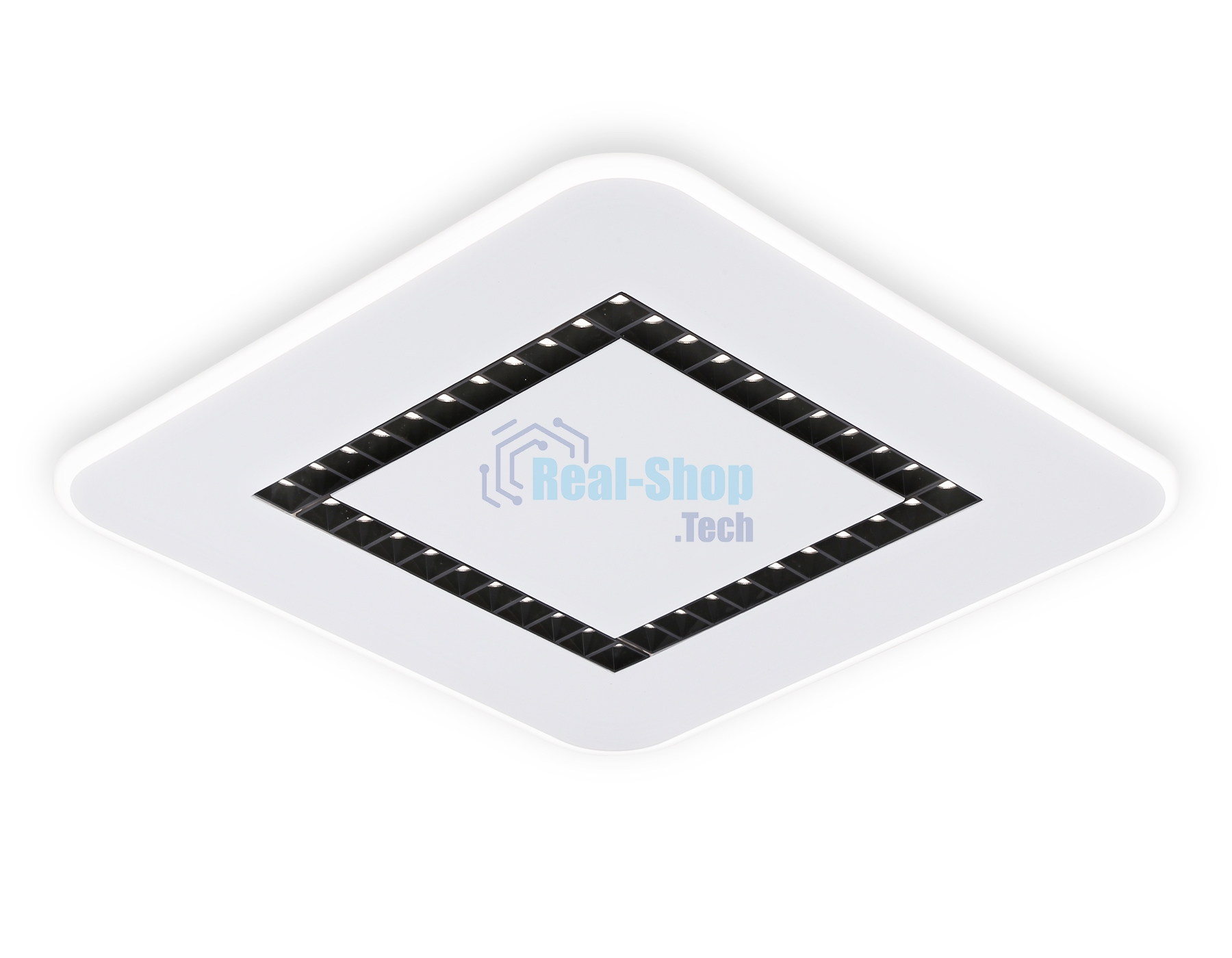 Светильник Ambrella light FL51415 WH белый 3000K/4200K/6400K 68W 488*488*40 (ПДУ ИК)