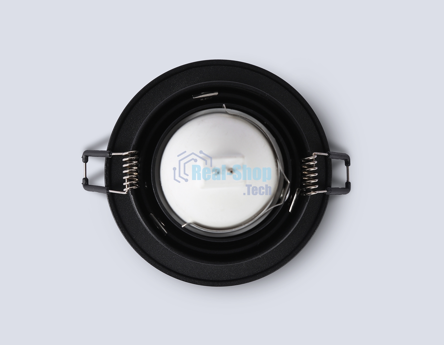 Встраиваемый точечный светильник Ambrella light TN102824 BK/BK черный/черный GU5.3 D92*50