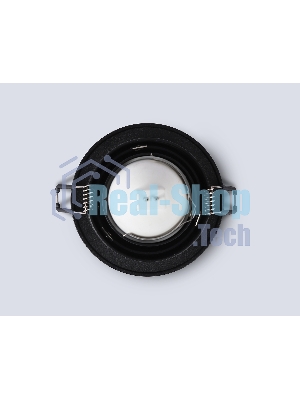 Встраиваемый точечный светильник Ambrella light TN102824 BK/BK черный/черный GU5.3 D92*50