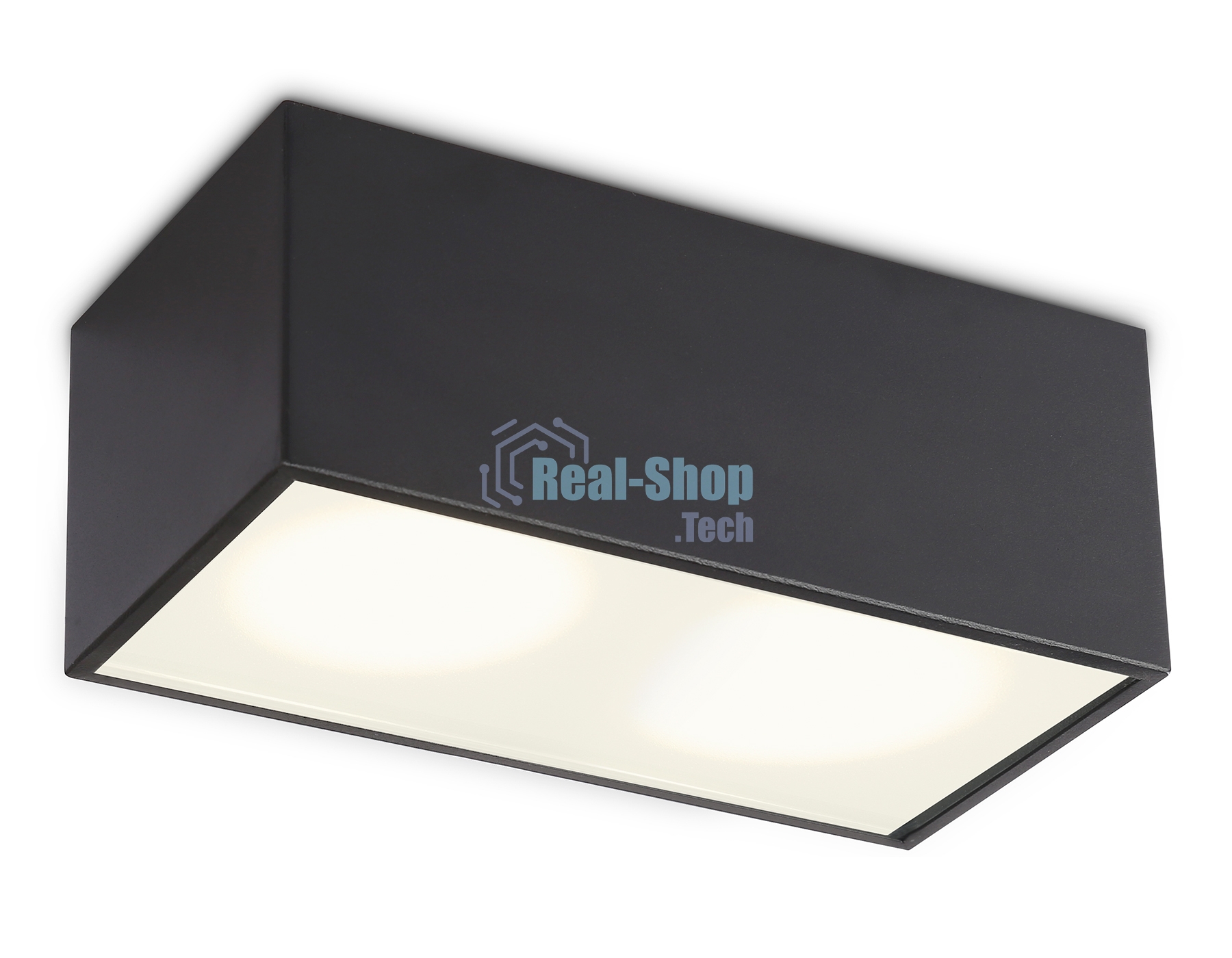 Светильник Ambrella light TN6535/2 BK черный IP44 GX53/2 200*100*80