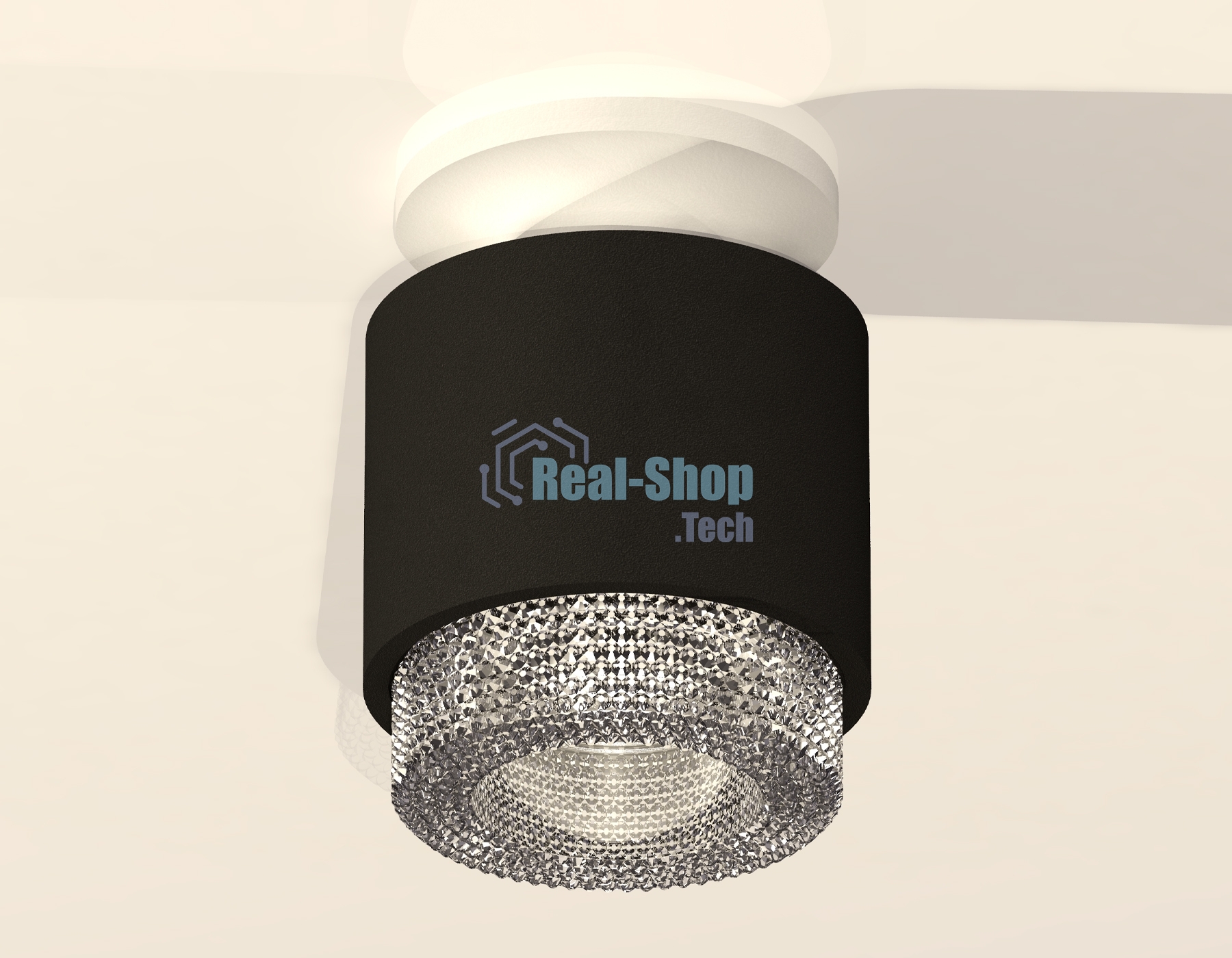 Светильник Ambrella Light XS7511042 SBK/SWH/CL черный песок/белый песок/прозрачный MR16 GU5.3 (N7925, C7511, N7191)