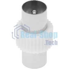 Адаптер антенный Premier 4-400/2 Coax (m)/Coax (m) серебристый (уп.:2шт)