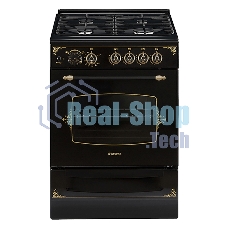 Плита газовая Gefest ПГ 6100-03 0179 черный, конфорок 4 шт, духовка 52 л, 60 см x 85 см x 60 см