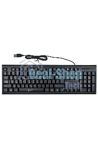 Клавиатура проводная Oklick 120M, USB, черный