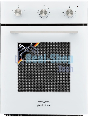 Электрический духовой шкаф Krona BREVE 45 WH, встраиваемый