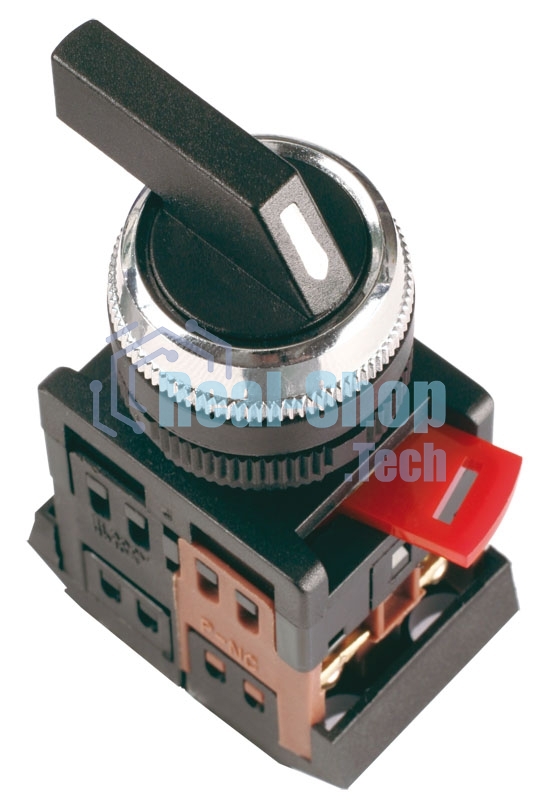 Переключатель ALC-22 на 2 полож. черный 1з+1р ИЭК BSW10-ALC-2-K02