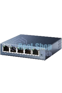 Коммутатор TP-Link SOHO TL-SG105 5-port Desktop Gigabit Switch, 5 10/100/1000M RJ45 ports, metal case
