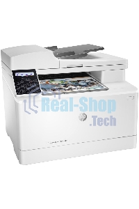 МФУ лазерное HP Color LaserJet Pro M183fw (7KW56A), A4, цветной, печ. до 16 стр/мин., скан. до 15 стр/мин. (ч/б) 8 стр/мин. (цвет), 600 x 600 dpi (печать) 1200x1200dpi (скан.), USB, RJ-45, Wi-Fi, Air Print, Mopria