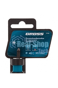 Отвертка Gross PH1 x 100 мм, S2, трехкомпонентная ручка