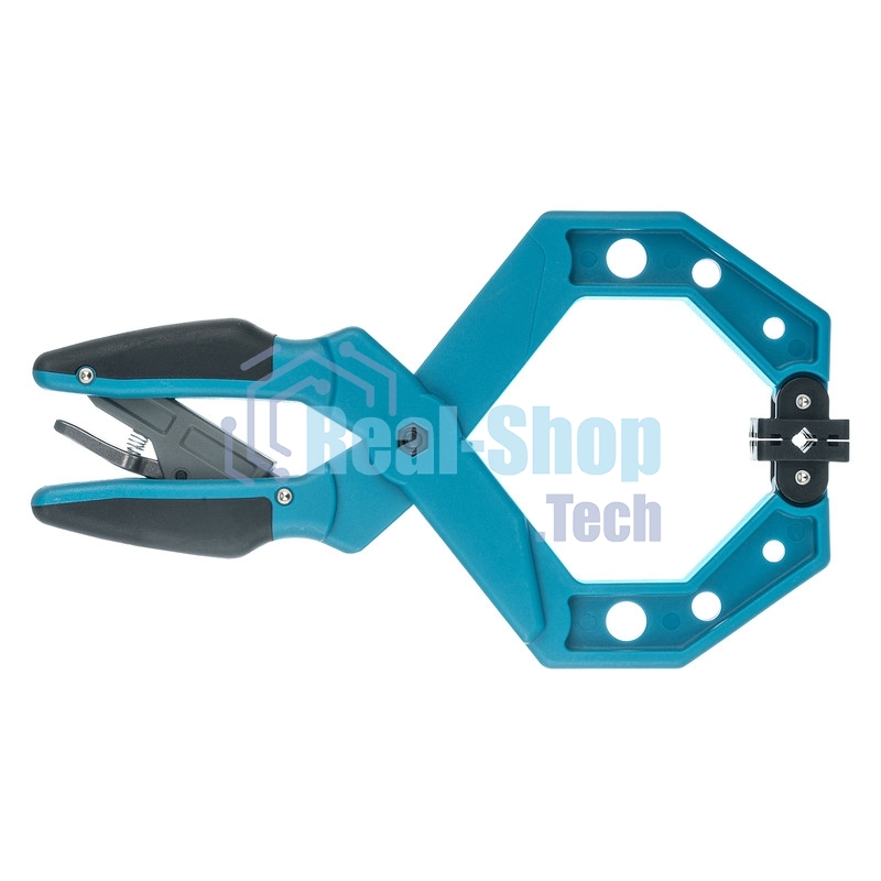 Струбцина Gross 20805 клещеобразная пластиковый корпус храповый механизм жесткой фиксации 4''/100м