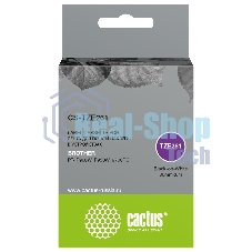 Картридж ленточный Cactus CS-TZE261 TZe-261 черный шрифт, белый фон (36 мм, 8 м) для Brother PT- P900W, P950W, 9700PC Картридж ленточный Cactus CS-TZE261 TZe-261 черный шрифт, белый фон (36 мм, 8 м) для Brother PT- P900W, P950W, 9700PC
