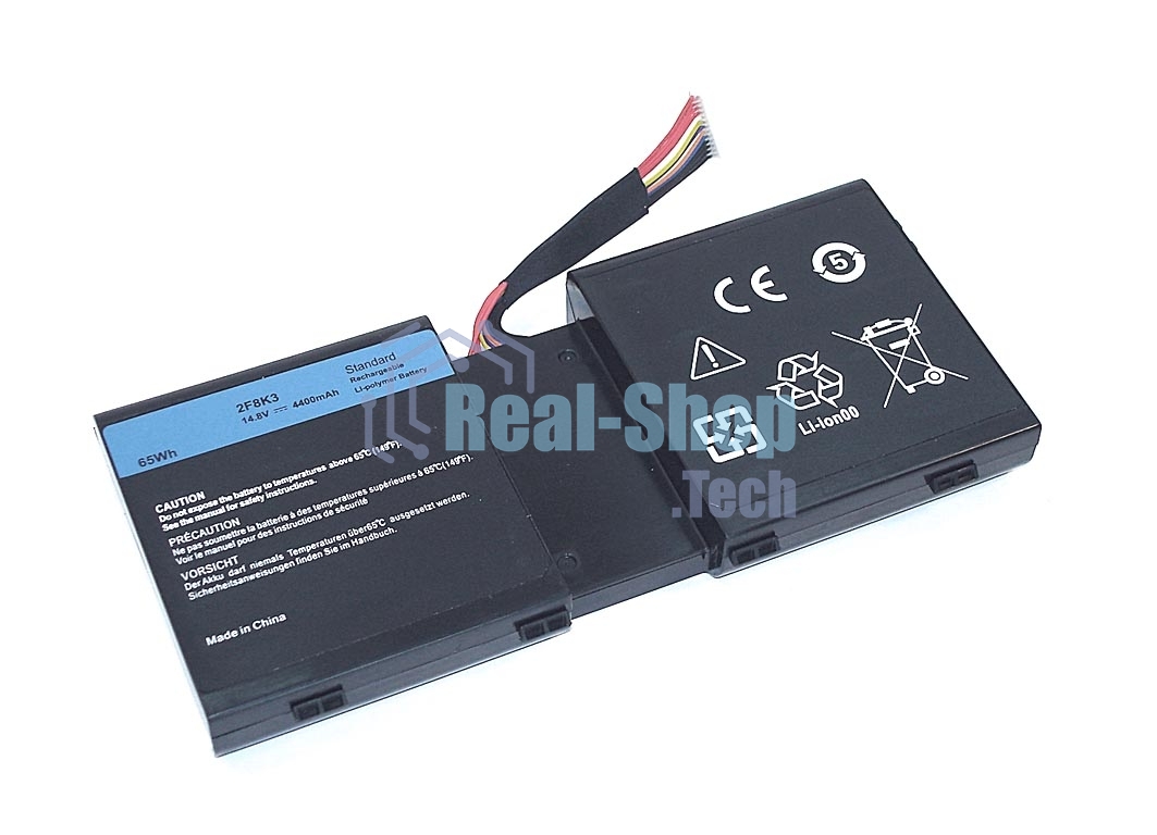 Аккумуляторная батарея для ноутбука Dell Alienware 17 R1 (2F8K3) 14.8V 5200mAh черный OEM