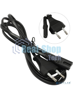 Кабель питания ноутбуков, аудио/видео ExeGate Special PCN-1,8S (CEE7/16->С7) 2*0.5, CCA, 1.8м