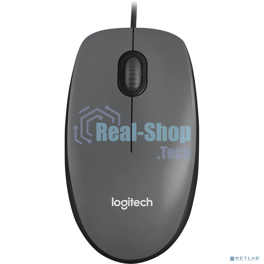 Мышь проводная Logitech M90 черный/серый, 1000 dpi, USB, кнопки - 3