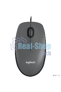 Мышь проводная Logitech M90 черный/серый, 1000 dpi, USB, кнопки - 3