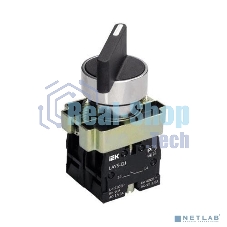 Переключатель LAY5-BJ25 на 2 полож. черный I-O дл. ручка ИЭК BSW70-BJ-2-K02