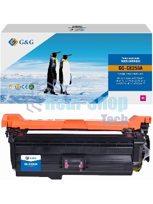 Картридж лазерный G&G GG-CE253A CE253A пурпурный (7000 стр.) для HP CLJ CP3525n/CP3525dn/CP3525X/CP3520/CM3530fs MFP/CM3530 MFP