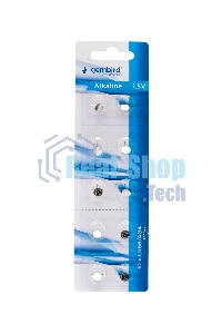 Батарейки щелочные/алкалиновые Gembird Gb-LR66-10B, тип LR66(AG4), 10шт, блистер