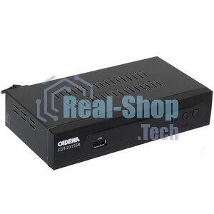 Приставка для цифрового ТВ Cadena CDT-2315SB черный, DVB-T2, DVB-T, HDMI, USB 2.0