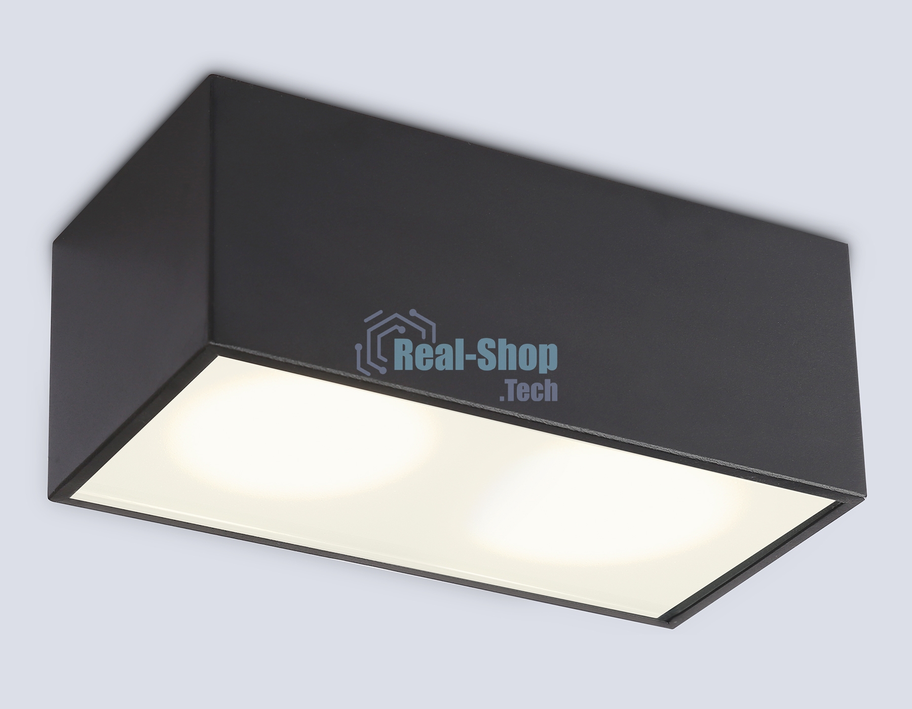 Светильник Ambrella light TN6535/2 BK черный IP44 GX53/2 200*100*80