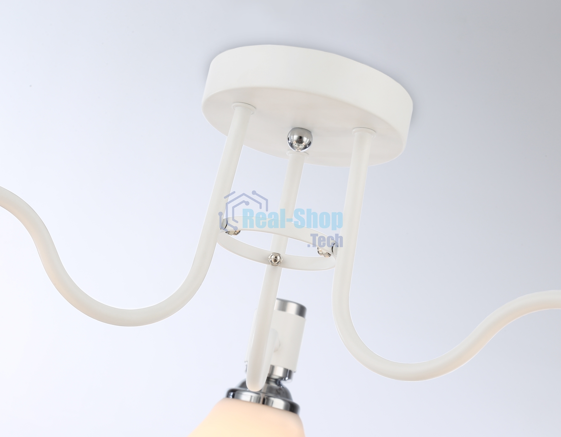 Светильник Ambrella light TR303302/3 WH/CH/FR белый/хром/белый матовый E27*3 max 60W D600*270