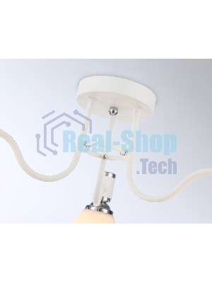 Светильник Ambrella light TR303302/3 WH/CH/FR белый/хром/белый матовый E27*3 max 60W D600*270