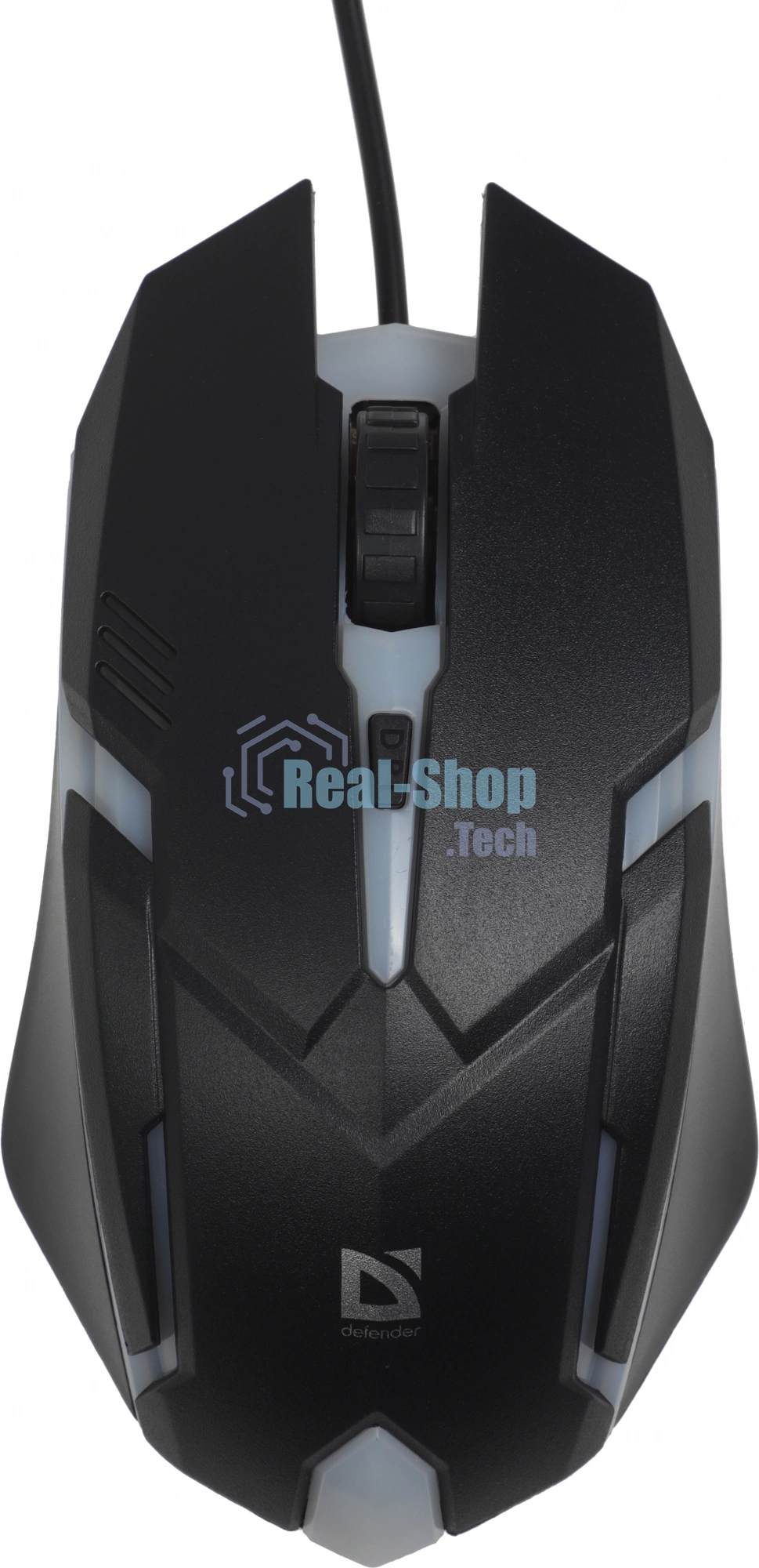 Мышь проводная Defender Cyber MB-560L черный, 1200 dpi, USB, кнопки - 3