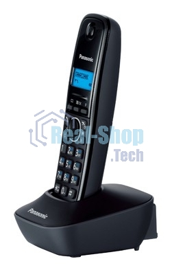 Телефон беспроводной (DECT) Panasonic KX-TG1611RUH (серый) АОН, Caller ID,12 мелодий звонка,подсветка дисплея,поиск трубки