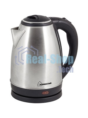 Чайник электрический Homestar HS-1010 1.8л, стальной,1500 Вт, (003013)