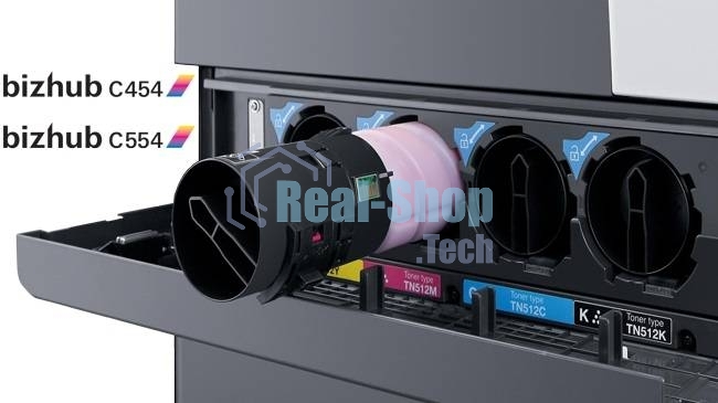 Тонер Konica-Minolta bizhub C454/554 голубой TN-512C (o)