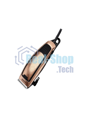 Машинка для стрижки Centek CT-2129 (чер/зол) срез 0...12мм, производительный мотор, шнур 1.8м