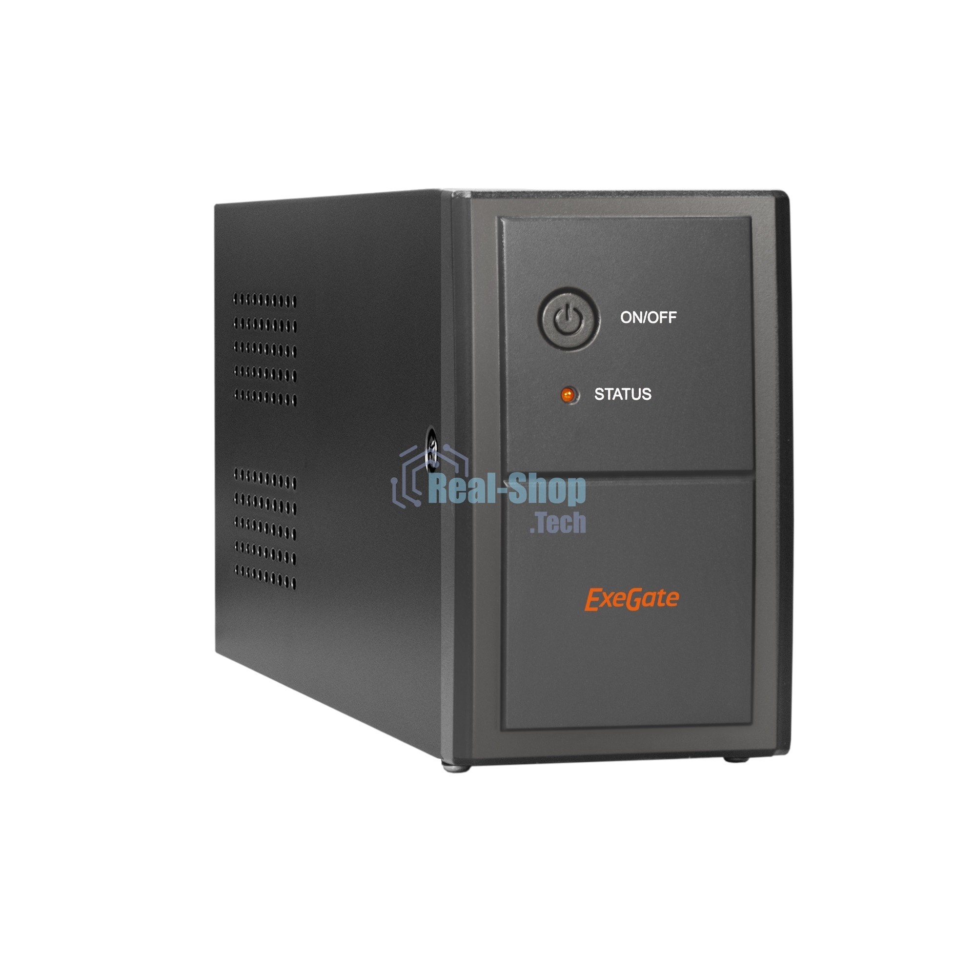 Источник бесперебойного питания ExeGate Power Back BNB-600.LED.AVR.C13.RJ / 600 ВА / 360 Вт / 4 x IEC 320 C13