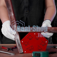 Магнитный угольник-держатель для сварки Rexant на 6 углов усилие 34кг